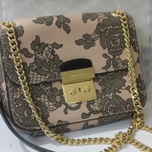 Michael Kors Sloan Editor Lace Chain Shoulder bag
